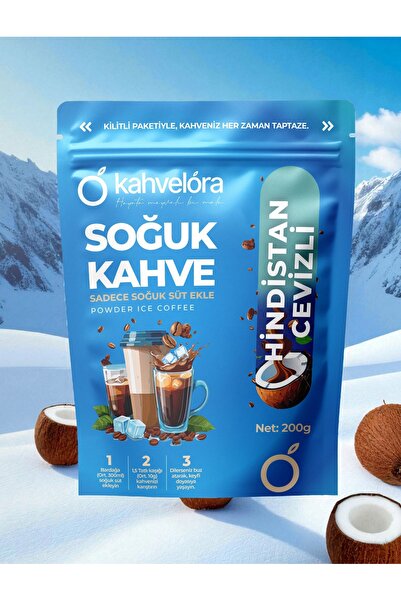 kahvelora Soğuk Hazır Ice Kahve Hindistan Cevizli Tropikal 200g - Buzlu Soğuk...