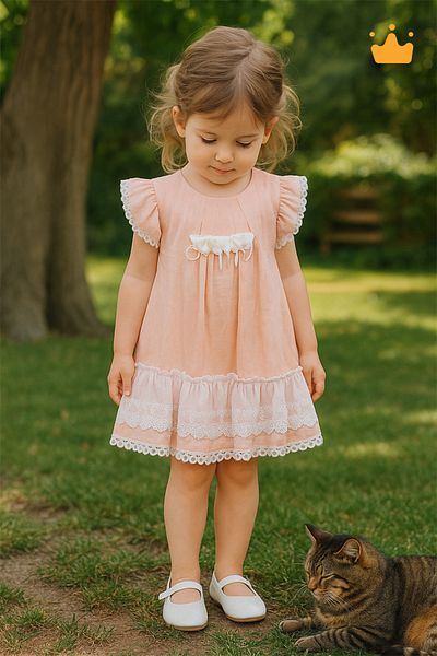 Babydola Rochie pentru copii Eid din in pentru fetiță 12787
