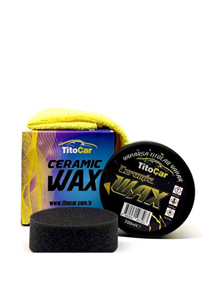 titocar Seramik Wax Mikrofiber Bez ve Ped Hediyeli 150 gr