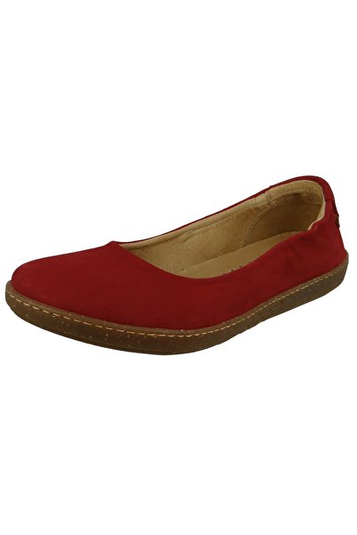 El Naturalista N5300 Coral Leather Dolce Damen Leder Ballerina Tibet Rot