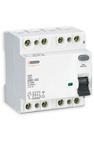 Günsan Valta 40a 300ma 4p 6ka مرحل التيار المتبقي