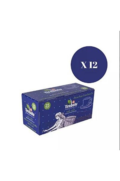 Tirebolu 42 أكياس شاي إيرل جراي بنكهة البرغموت 12 × 25 قطعة