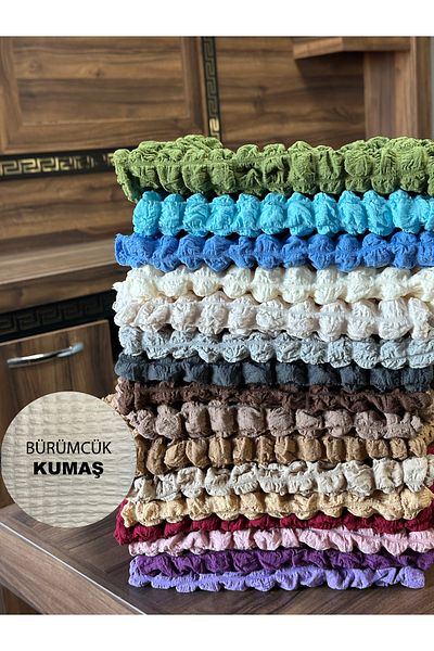 ARTUÇ Set de huse de canapea din bumbac Bürümcük Husă de canapea pentru scaun cu fuste elastice 3+3+1+1