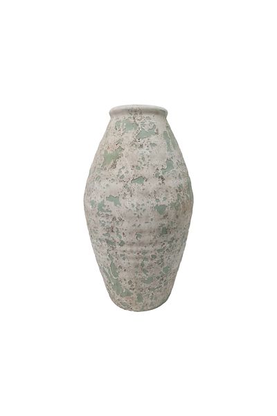 Generic Luxury vase in calm green color for elegant home decor, gardens or balconies (17*17*29.5 cm)