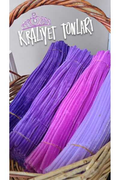 hobidaşım Kraliyet Tonları – 40'lı Şönil Set (KOYU MOR, LAVANTA, ORKİDE IŞILT...