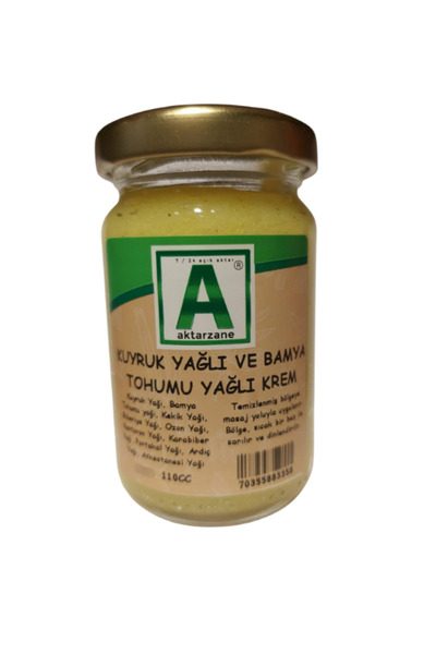 Aktarzane Kuyruk Yağlı Ve Bamya Tohumu Yağlı Bitkisel Karışım 110cc