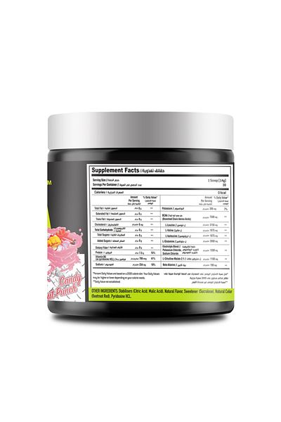 Laperva Triple Bcaa, Candy Fruit Punch, 30 Servings, Boost Endurance, Muscle Recovery