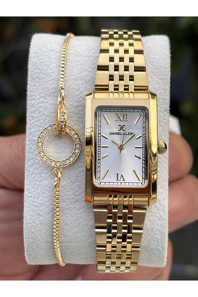 Daniel Klein Invoice Steel Band Women's Watch Bracelet Gift
