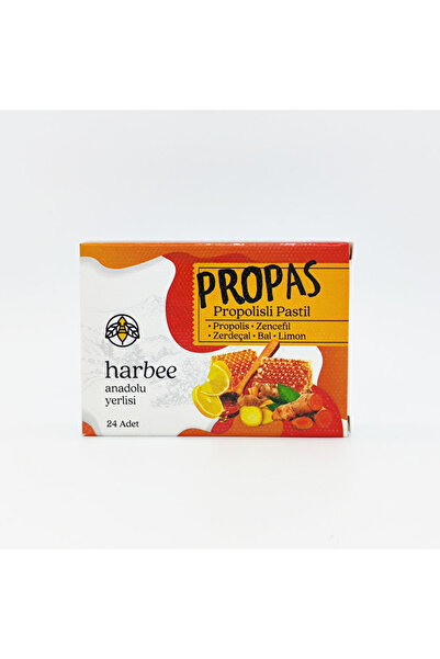 Har-Bee Propolis Zencefil Zerdaçal Pastil 16’lı Boğaz Rahatlatıcı - Harbee Propas