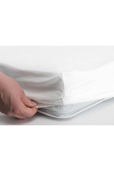 Bebek Özel Cotton Baby Kids Fitted Sheet (2 Pcs) 70X110 White and Gray