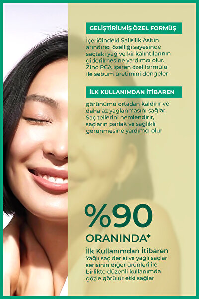 ENZYM COSMETICS Yağlı Saç Derisi Ve Yağlı Saçlara Özel Yağlanma Karşıtı Saç Bakım Spreyi 200 ml