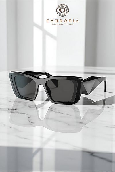 Eyesofia Pr 08ys 51 1ab5s0 Black Women's Sunglasses