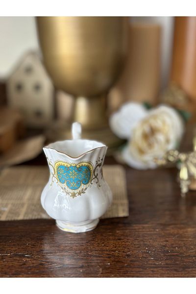 Royal Albert Antique Royal Albert Berkeley Series Floral Porcelain Milk Jug Dragee Mini Vase