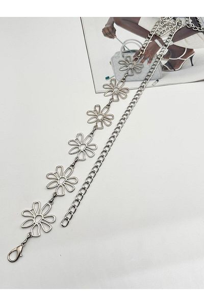 Desre Moda Daisy Buckle Chain Belt Women's Belt Dress Belt Shirt Belt Coat Belt