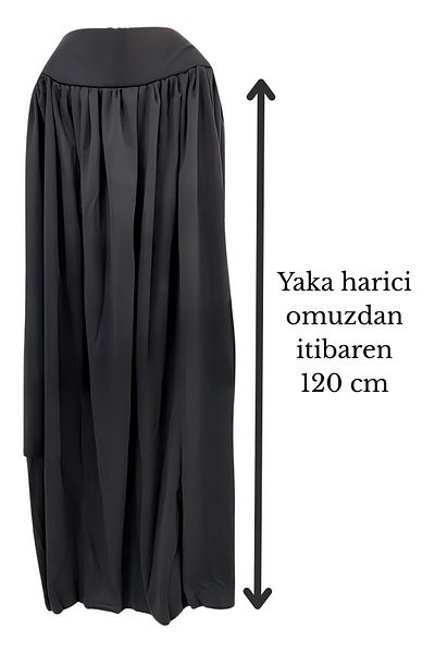 ReilaParty Μανδύα Halloween με μαύρο γιακά 120 cm (MASQUERADE BALL & HALLOWEEN DRACULA CAP)