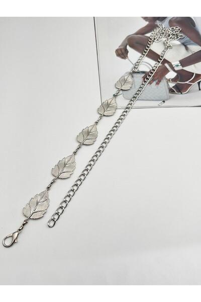 Desre Moda Φόρεμα με μοτίβο με αλυσίδα ζώνη πουκάμισο ζώνη παλτό ζώνη παντελό...