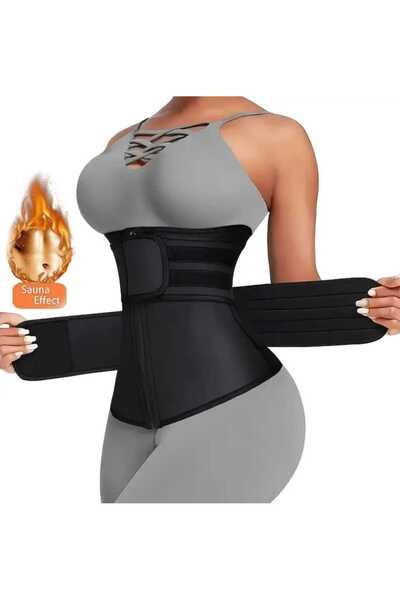 DRECCEX Sauna Korse Kadın Toparlayıcı Korse Sıkılaştırıcı Göbek Korse Göbek B...