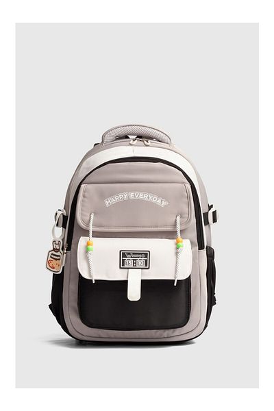 ÇÇS Ççs 51939 School Backpack Student Daily Travel Holiday Sports Walking Trip Gray