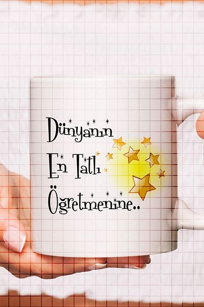ÇELİKLER HEDİYE Printed Mug for the World's Sweetest Teacher