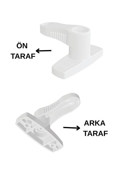 Çınar Extreme 1 Piece Pvc Window Door Pimapen Lock Pull Safety Lock Plastic