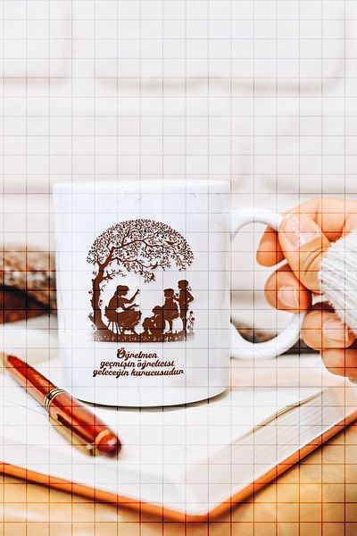 ÇELİKLER HEDİYE Teacher the Past Is the Teacher the Future Is the Founder Printed Mug Cup