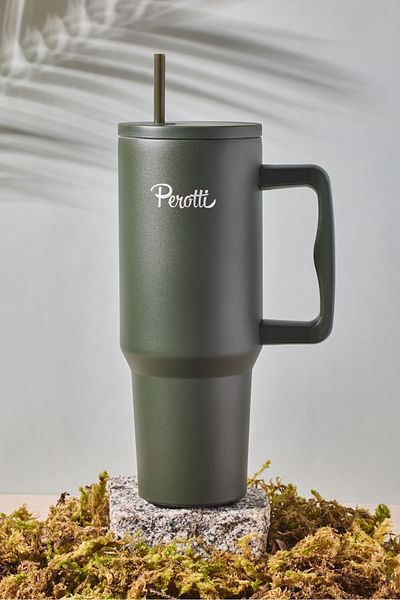 Perotti Colte V2 Stainless Steel Green Thermos Cup 1.2 Lt