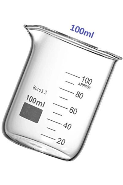 Therapium Naturalis Cam Beher Ölçü Kabı 100ml Cam Beher