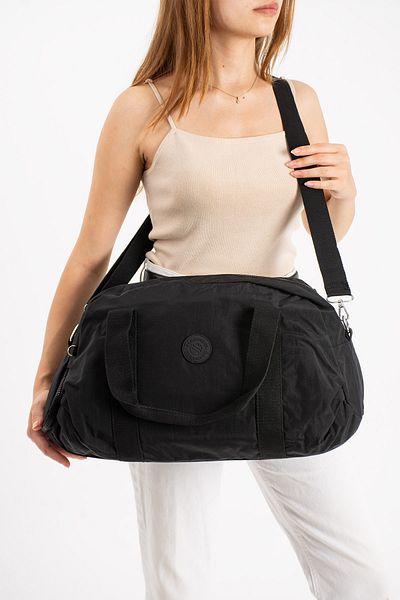 By Hakan Sn-3029 Crinkle Unisex Μαύρη βαλίτσα ώμου και χεριού