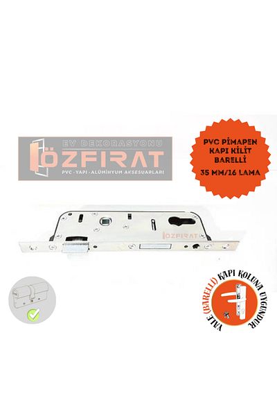 ÖZFIRAT PVC YAPI Pimapen Pvc Window Door Barelli Lock - (with Cylinder)