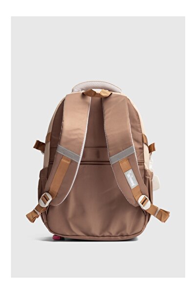 ÇÇS Ççs 51939 School Backpack Student Daily Travel Holiday Sports Walking Trip Beige