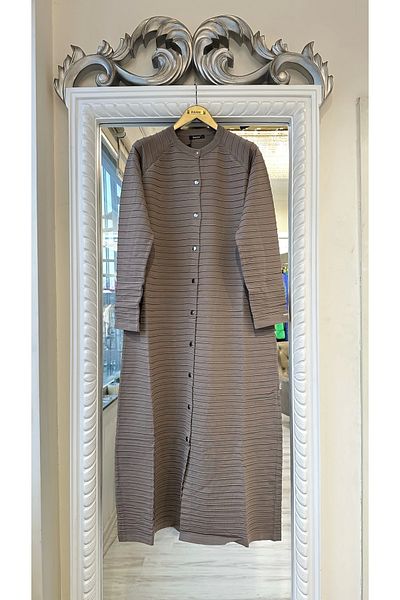 Invee Invee 5732 Ribbed Mink Knitwear Cardigan