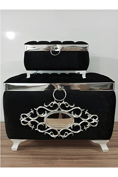 Sonem Çeyiz Sandık Gelin Damat Bohça Nişan Çeyiz Sandığı 2li 0307