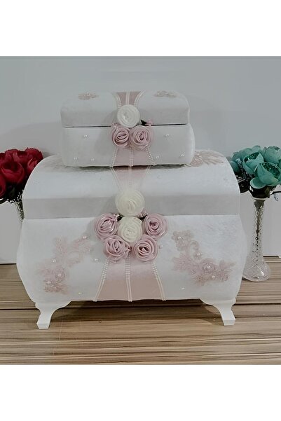 Sonem Çeyiz Çeyiz Sandığı Söz Nişan Bohça Gelin Damat Sandık 2li 0325