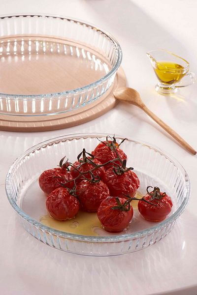 Paşabahçe Round Pyrex 2Pcs 32-26 cm