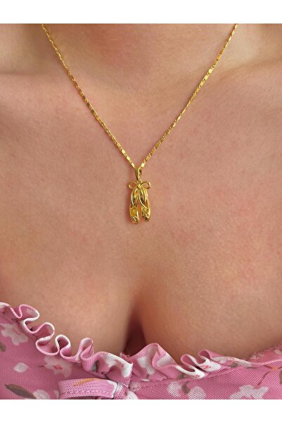 sirius jewelry Altın Kaplama Balerin Kolye