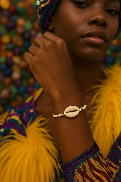 Puffy Natural Seashell Bracelet