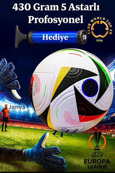 Janva Pompalı Futbol Topu Lazer Kesim 425 gram 1.kalite