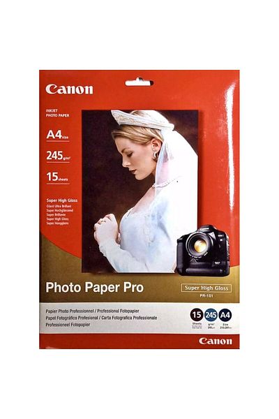 Canon Pixma Photo Paper PRO Glossy PR-101, A4, 245 g/m², 15 Sheets