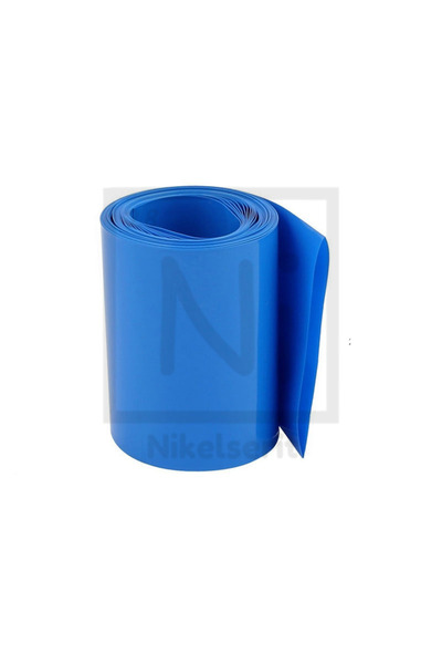 Fusion Tech Shrink Isıyla Daralan Makaron - 450mm Genişlik x 1 Metre Uzunluk - Mavi