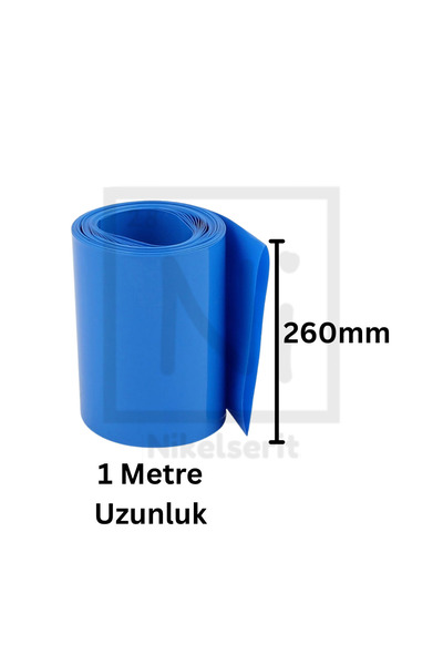 Fusion Tech Shrink Isıyla Daralan Makaron - 260mm Genişlik x 1 Metre Uzunluk ...