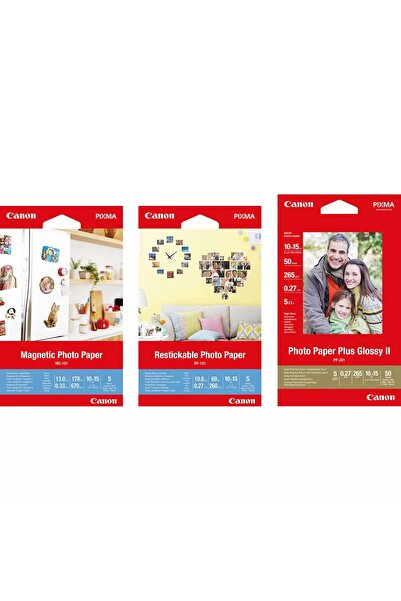 Canon Creative 2 Photo Paper Set, MG101 + RP101 + PP201