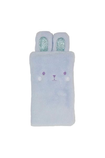 Dolphin Dlp-Pc1498 Pink Plush Pencil Bag with Rabbit Ears