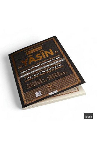 Furkan Neşriyat FN Rahle Boy Yasin Kabe Desenli Varak Baskılı Arapça 8 Özellikli