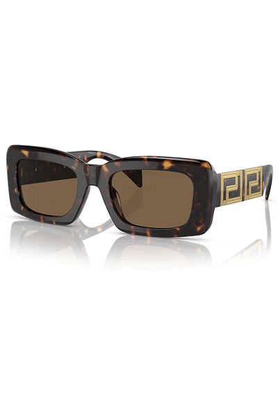 Versace And 4444u 10873 54 Women's Brown Bone Sunglasses