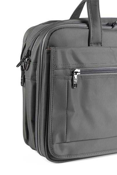 ÇÇS 71243 Unisex Γκρι Χαρτοφύλακας και Τσάντα Laptop - Ccs-71243-γκρι