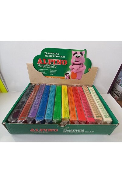 Alpıno Alpino Plastilina Kurumayan Oyun Hamuru 150 gr X 12 Adet
