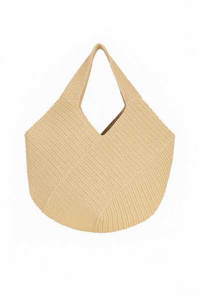 Bengisa Handmade Straw Shoulder Bag - Natural Color, Large Volume, Summer Beach & Daily Use