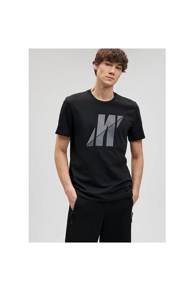 Mavi Ανδρικό μαύρο μπλουζάκι M0612174-900 Pro Printed