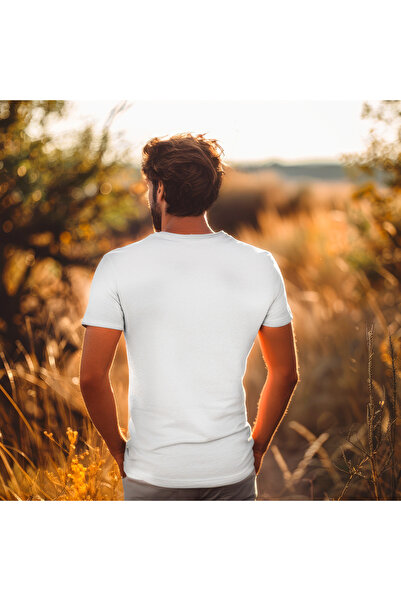 Rabia Yıldız Men's Freedom Label Printed T-Shirt/Hubery