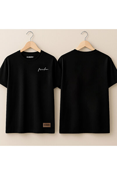 Rabia Yıldız TRICOU BĂRBAȚI CU IMPRIMARE ETICHETĂ FREEDOM/HUBERY